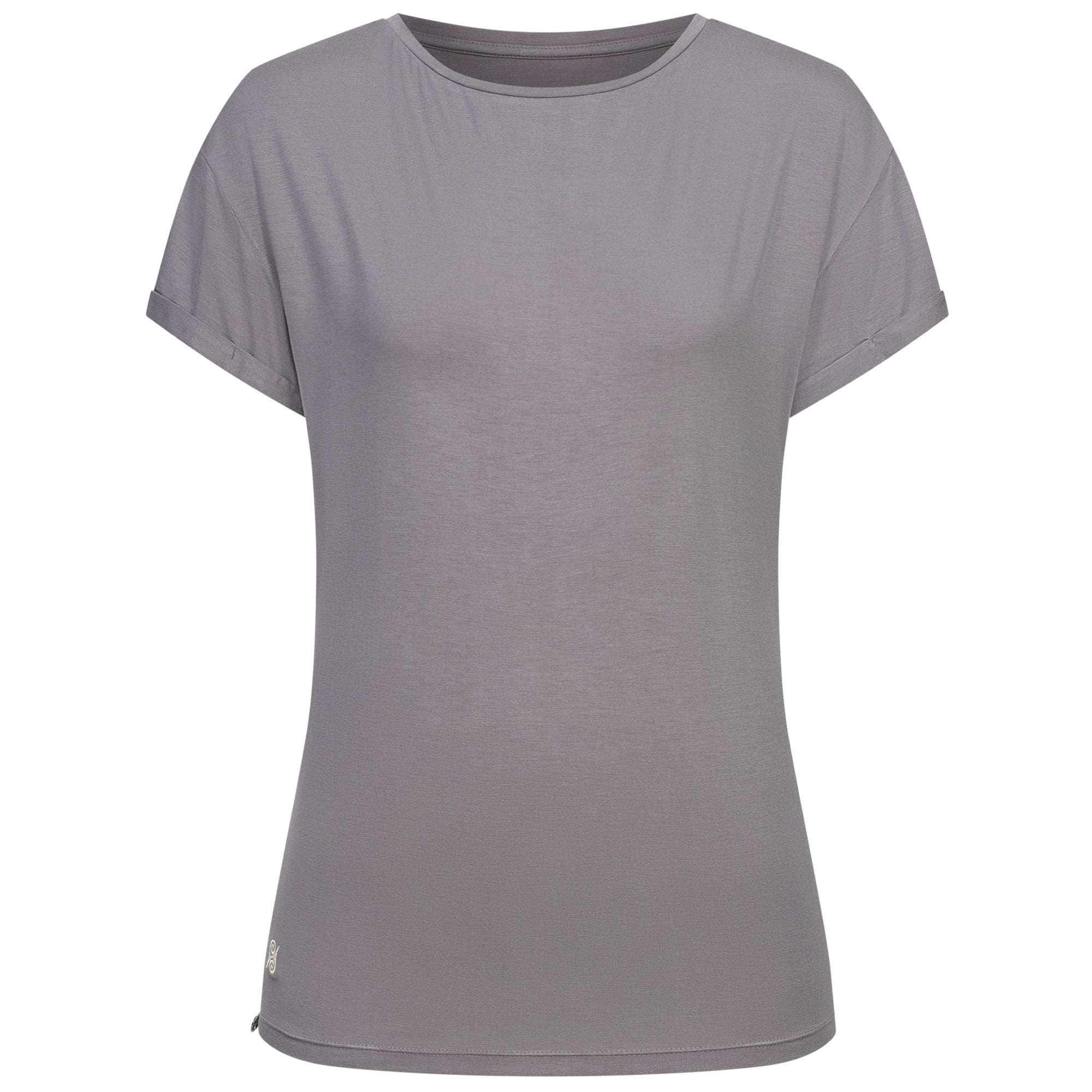 Yoga Shirt Damen aus Bambus Faser - Supersoft Grey
