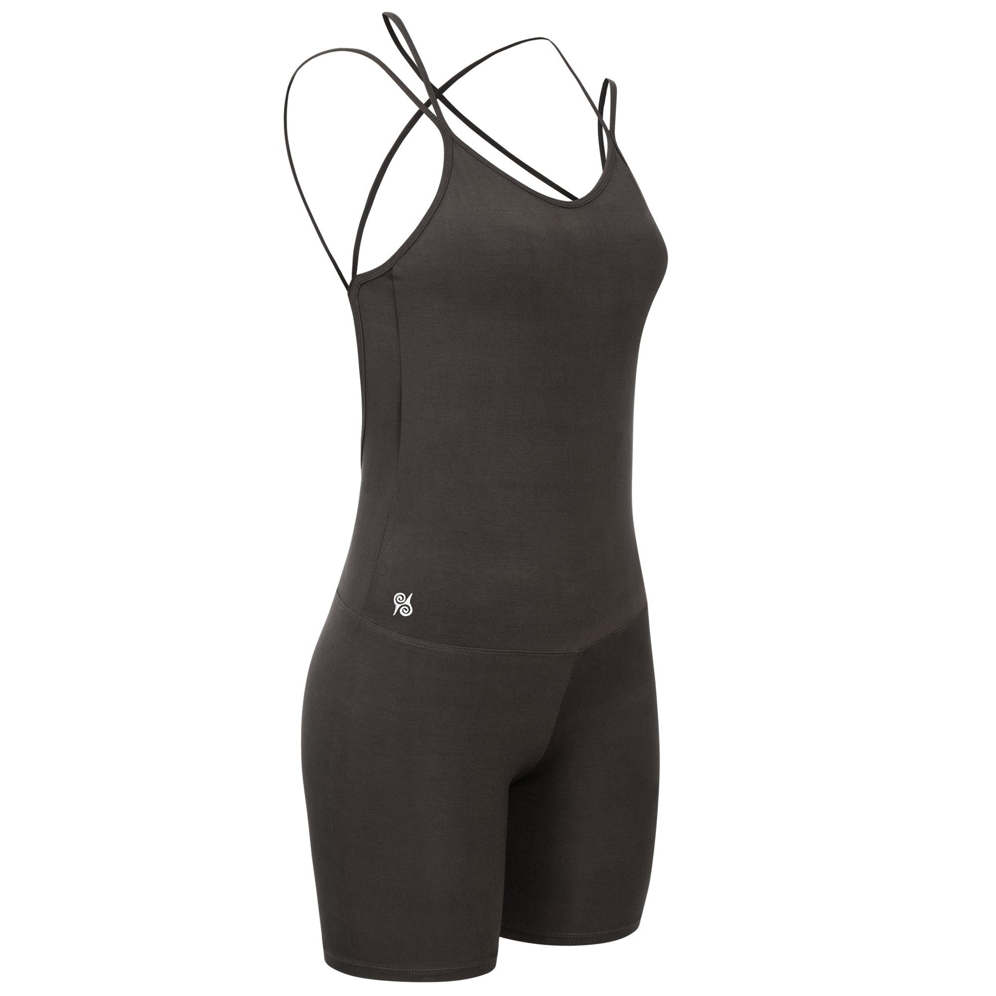 Women's jumpsuit made of bamboo mix - Salty Chocolate (standard material)
