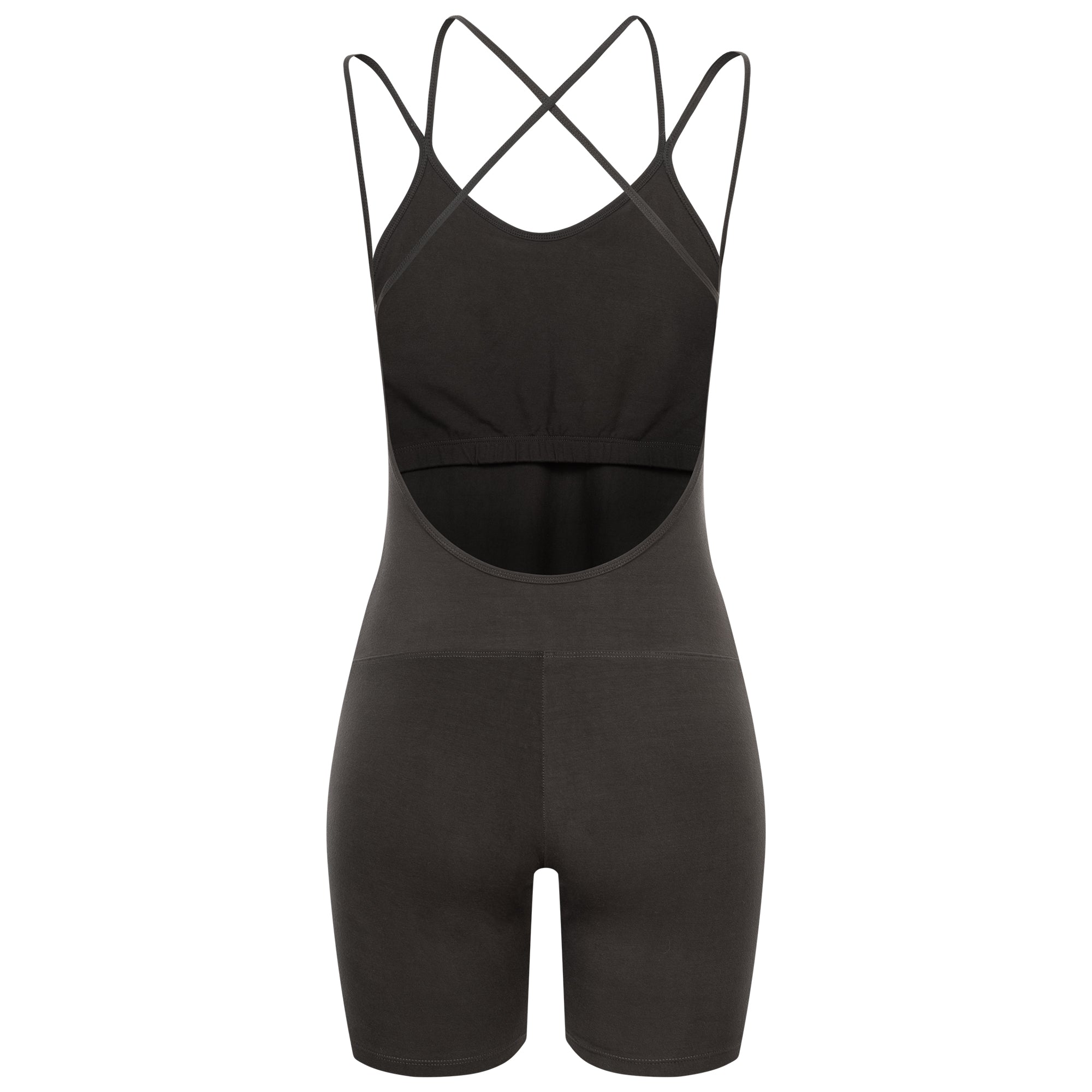 Women's jumpsuit made of bamboo mix - Salty Chocolate (standard material)
