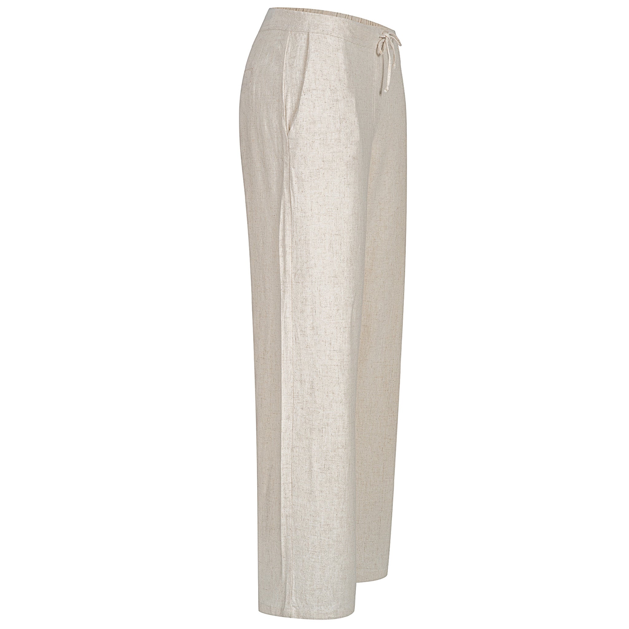 Leinen Hose Damen lang - Evermore Naturweiß (fällt etwas größer aus)
