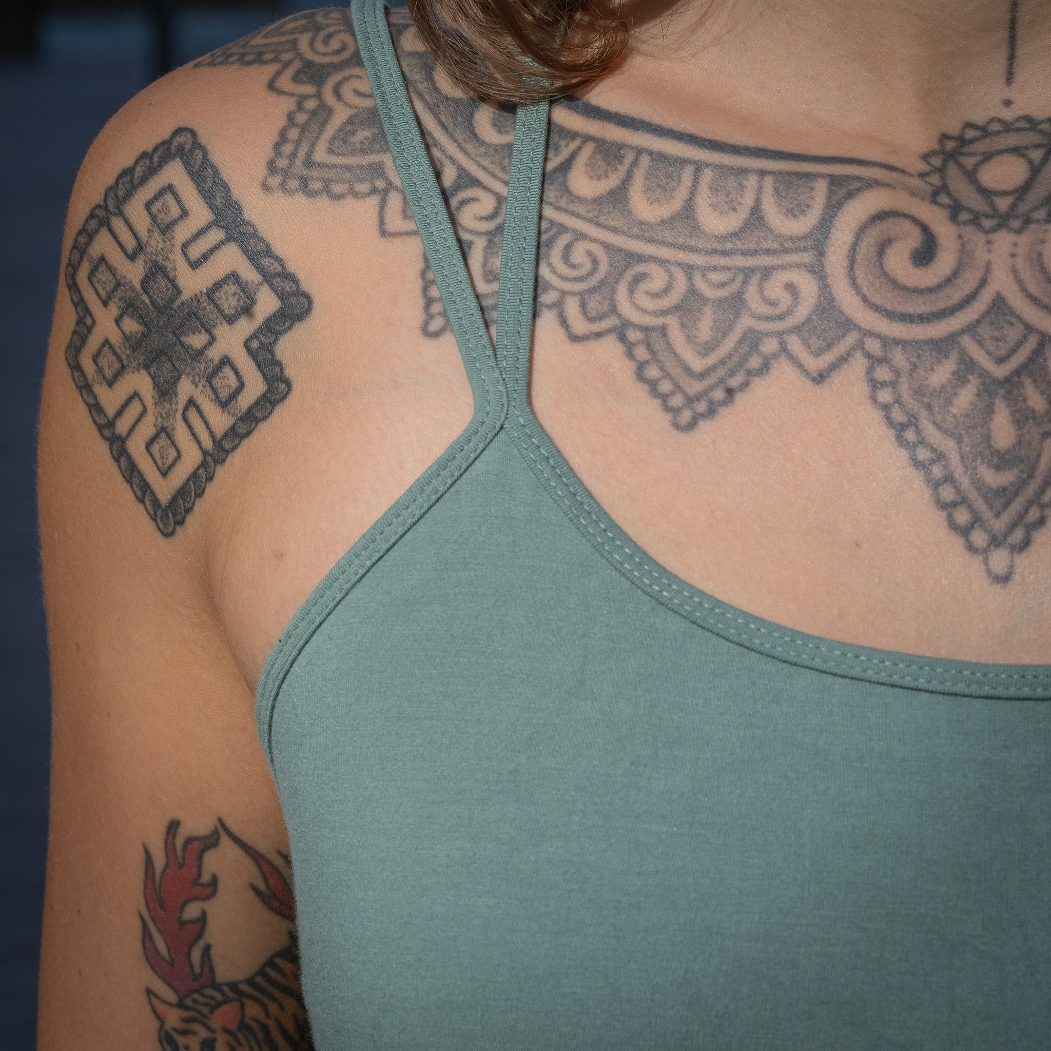 Yoga bra made of bamboo mix - Comfy Bra Sage NEW