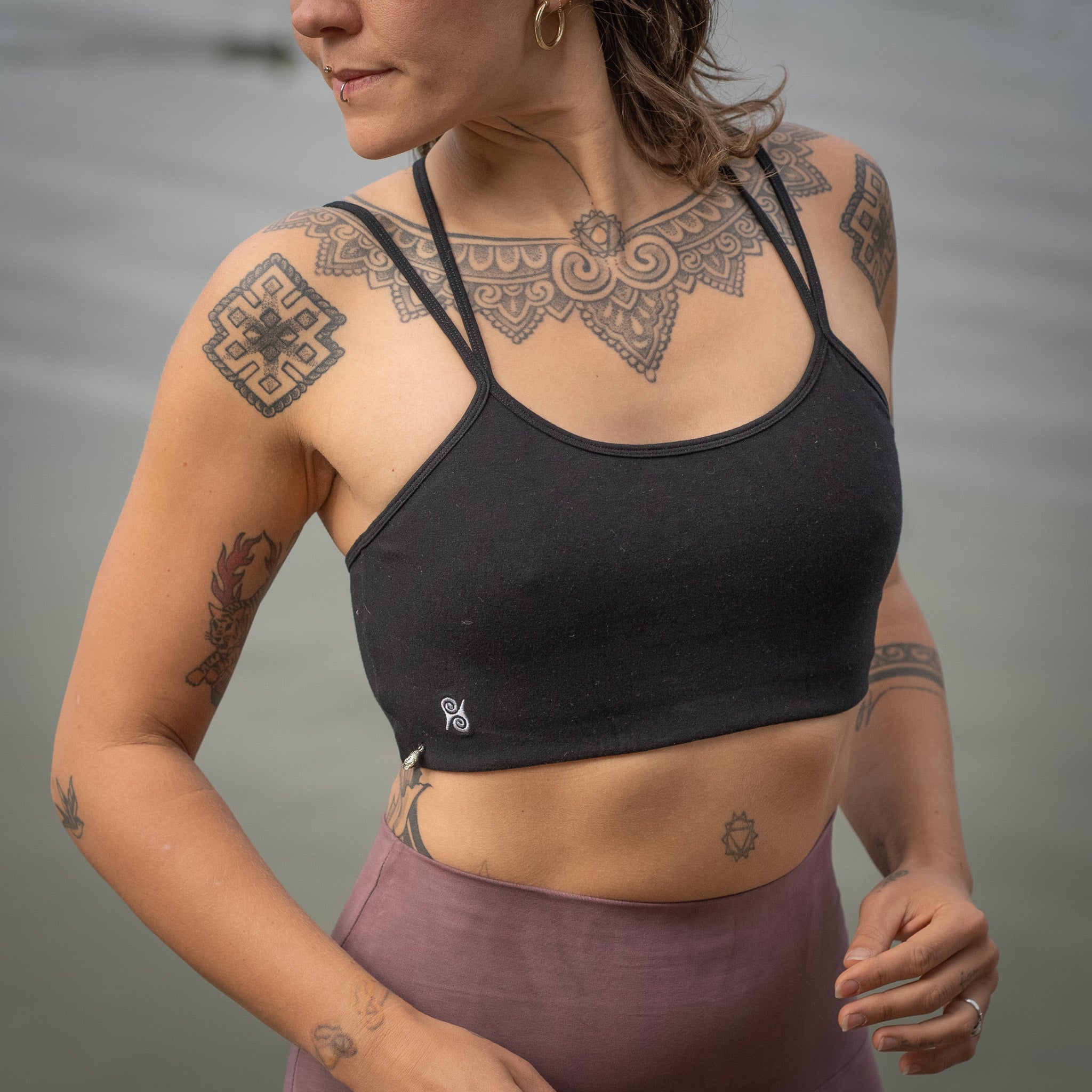 Yoga BH aus Bambus Mix - Comfy Bra Black NEU