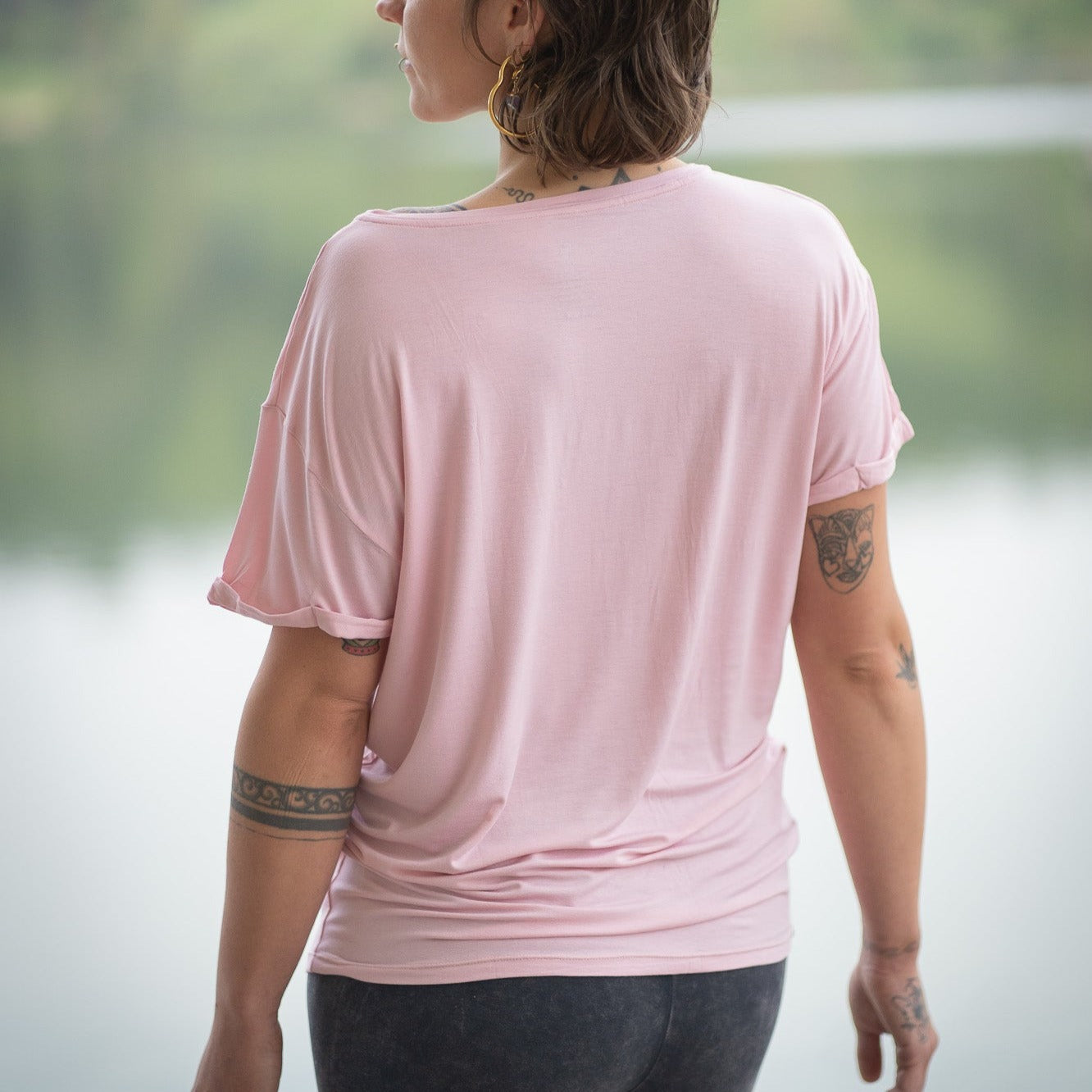 Yoga Shirt Damen aus Bambus Faser - Supersoft Rose