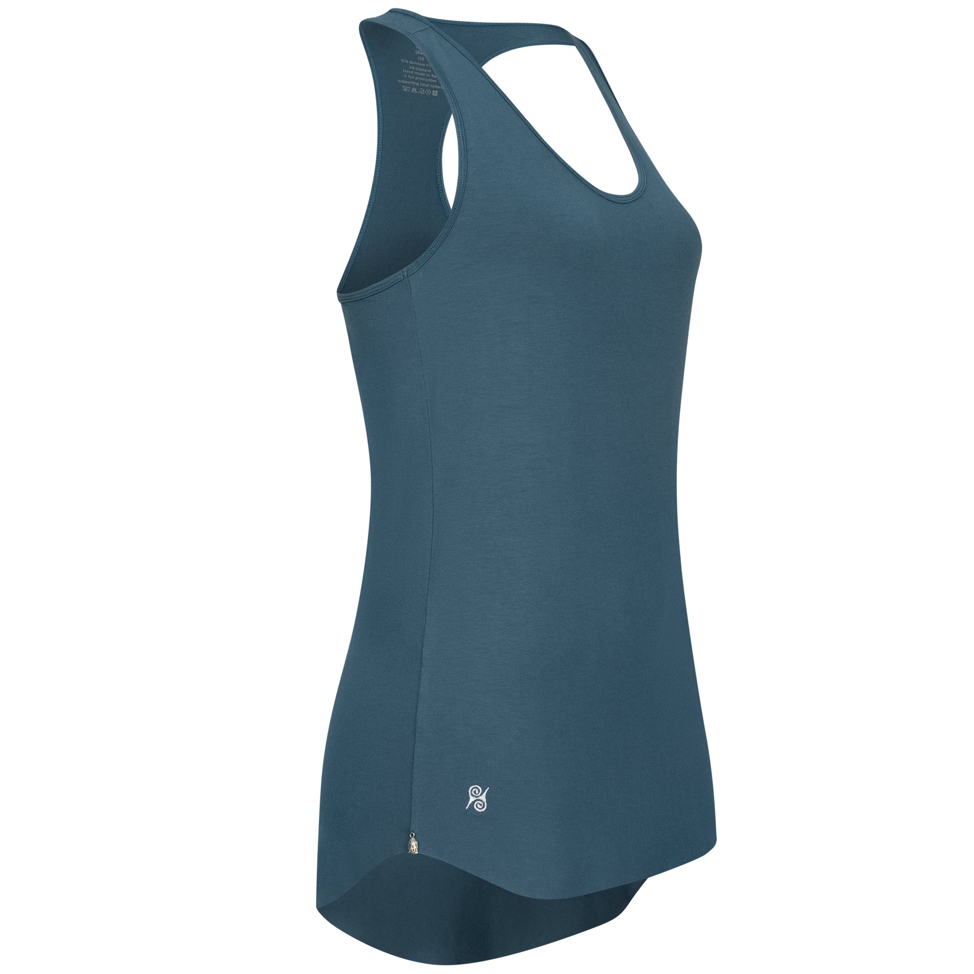 Yoga Shirt Women made of Bamboo Fiber - Classic Top Petrol