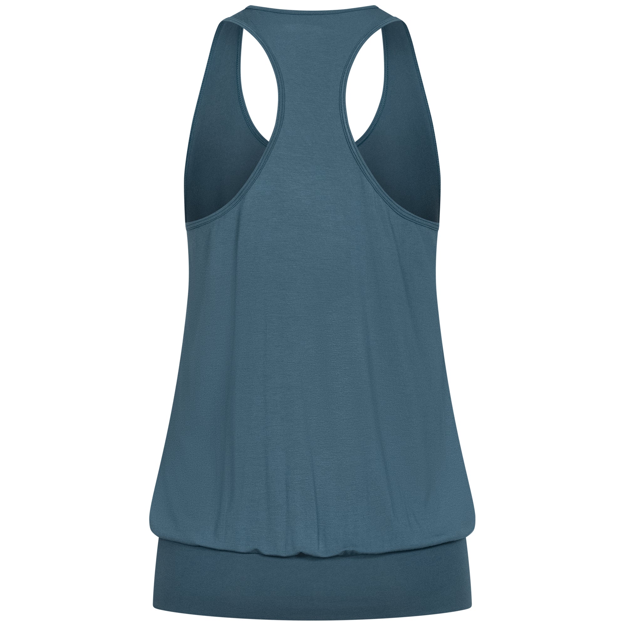 Yoga top for women made of bamboo fiber - Cute Shirt Petrol