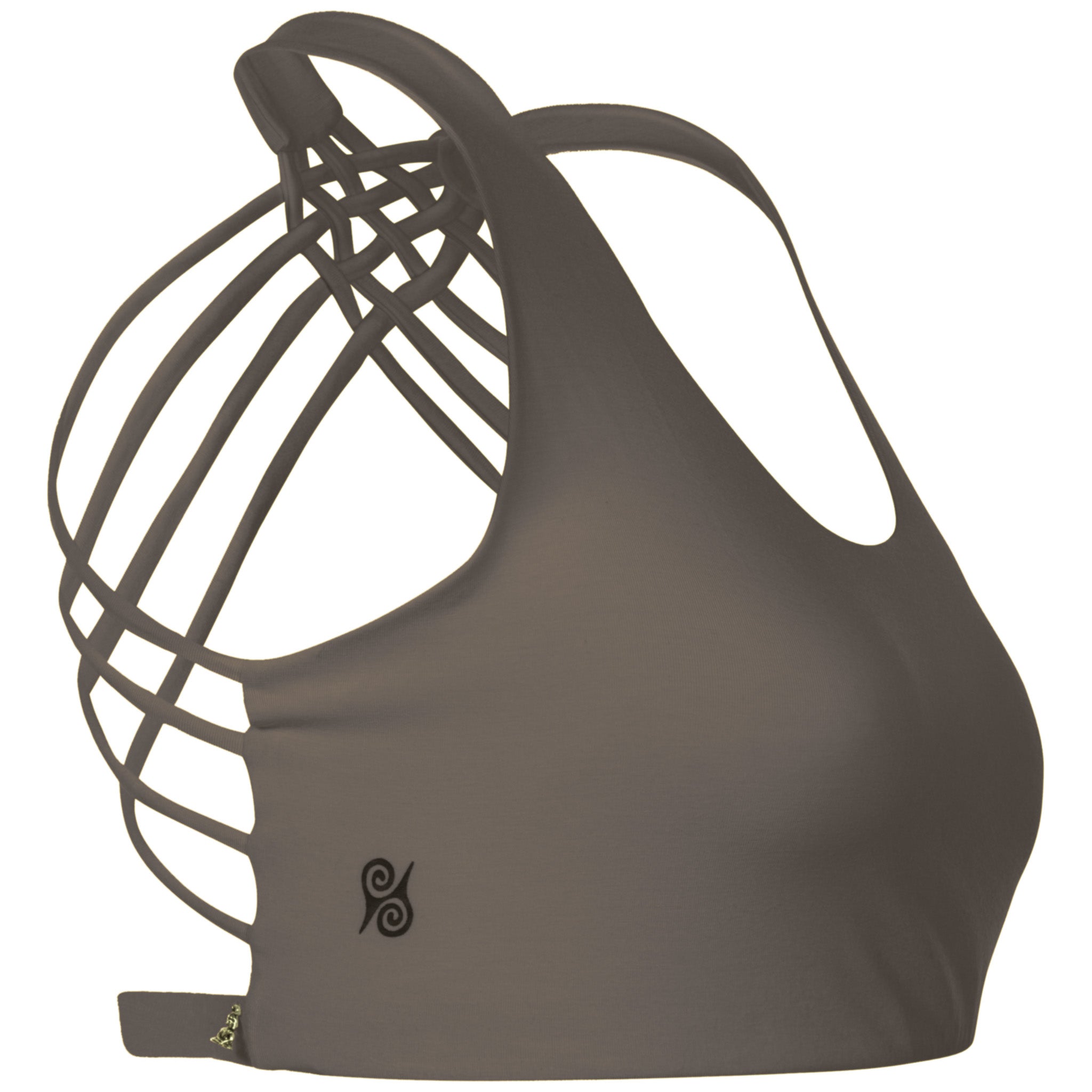 Yoga BH aus Bambus Mix - Criss Cross Salty Chocolate NEU