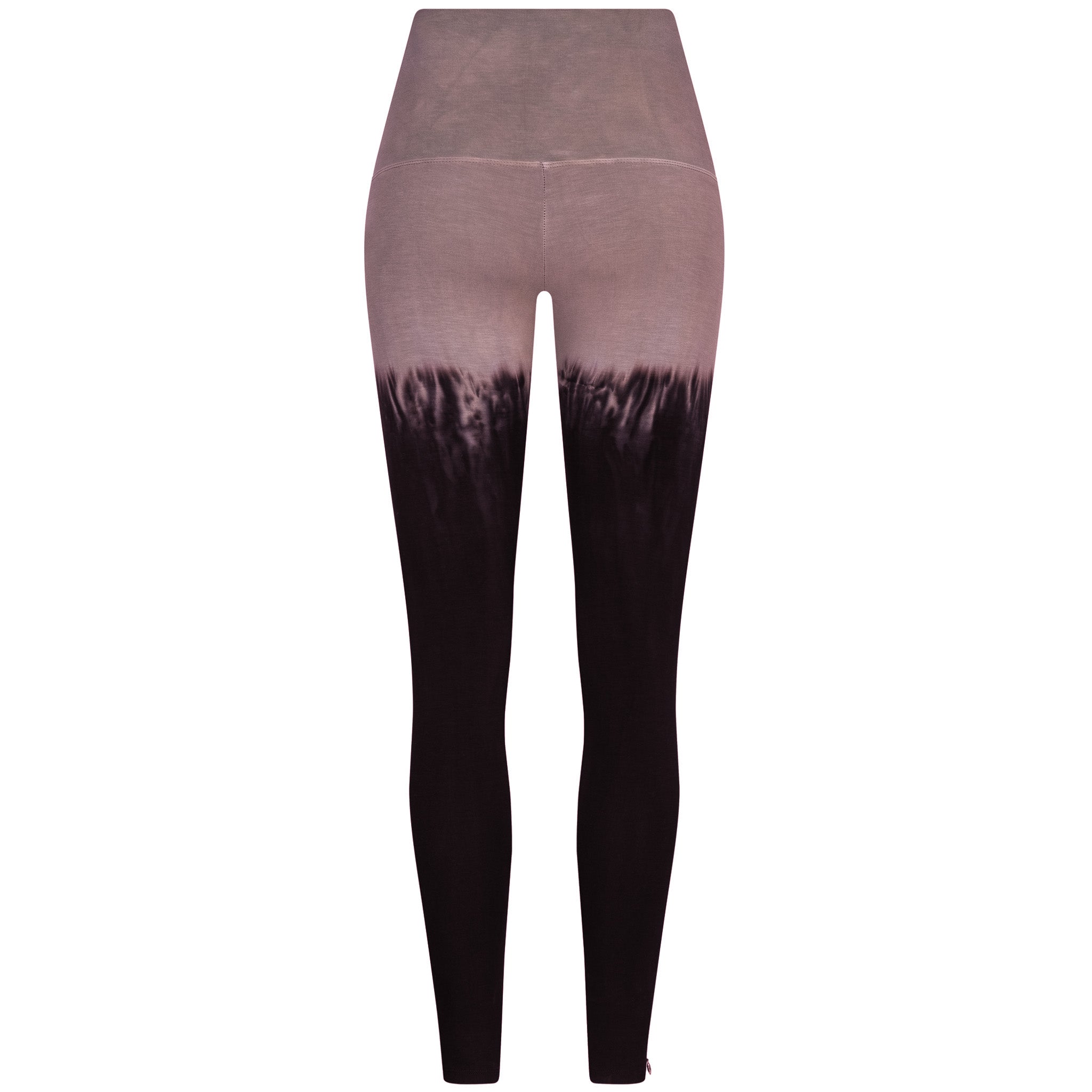 Women's Bamboo Blend Yoga Leggings - Overknee Eggplant !LIMITED EDITION! (Standard Material)