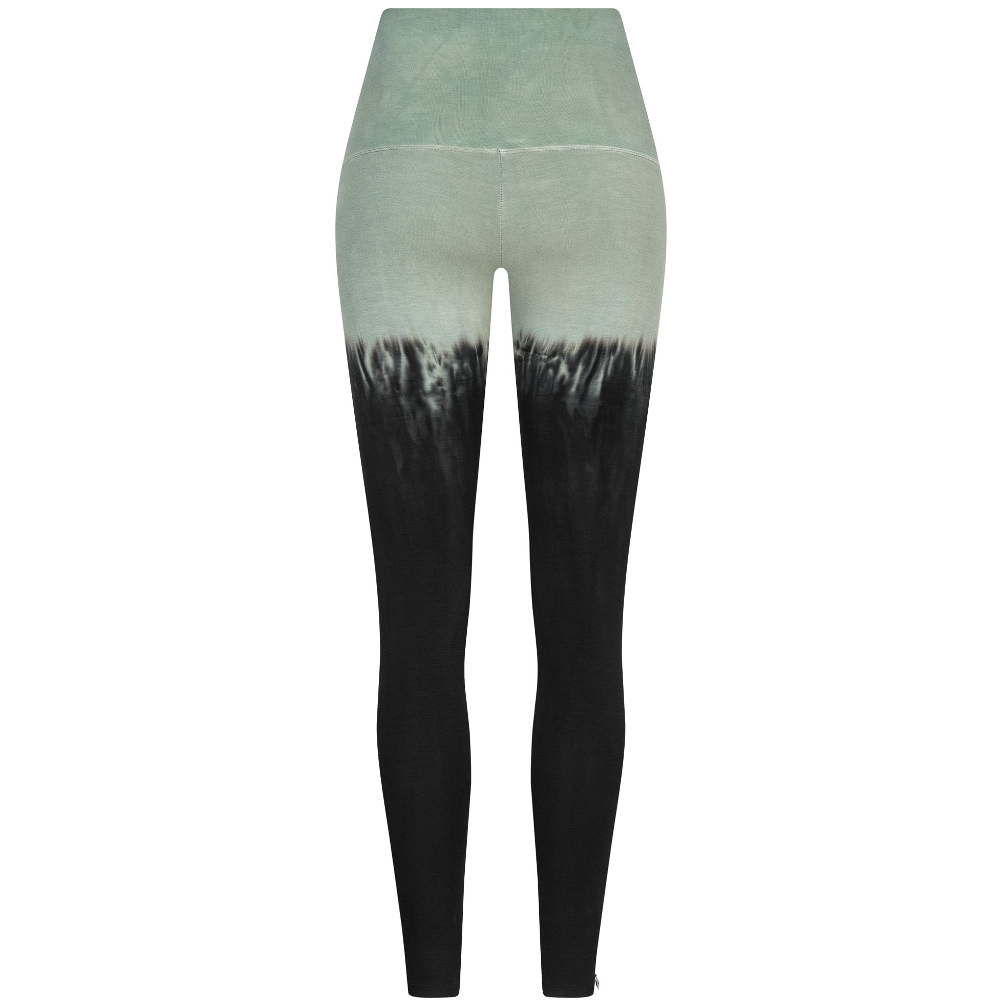 Women's Bamboo Blend Yoga Leggings - Overknee Sage! LIMITED EDITION! (Standard Material)