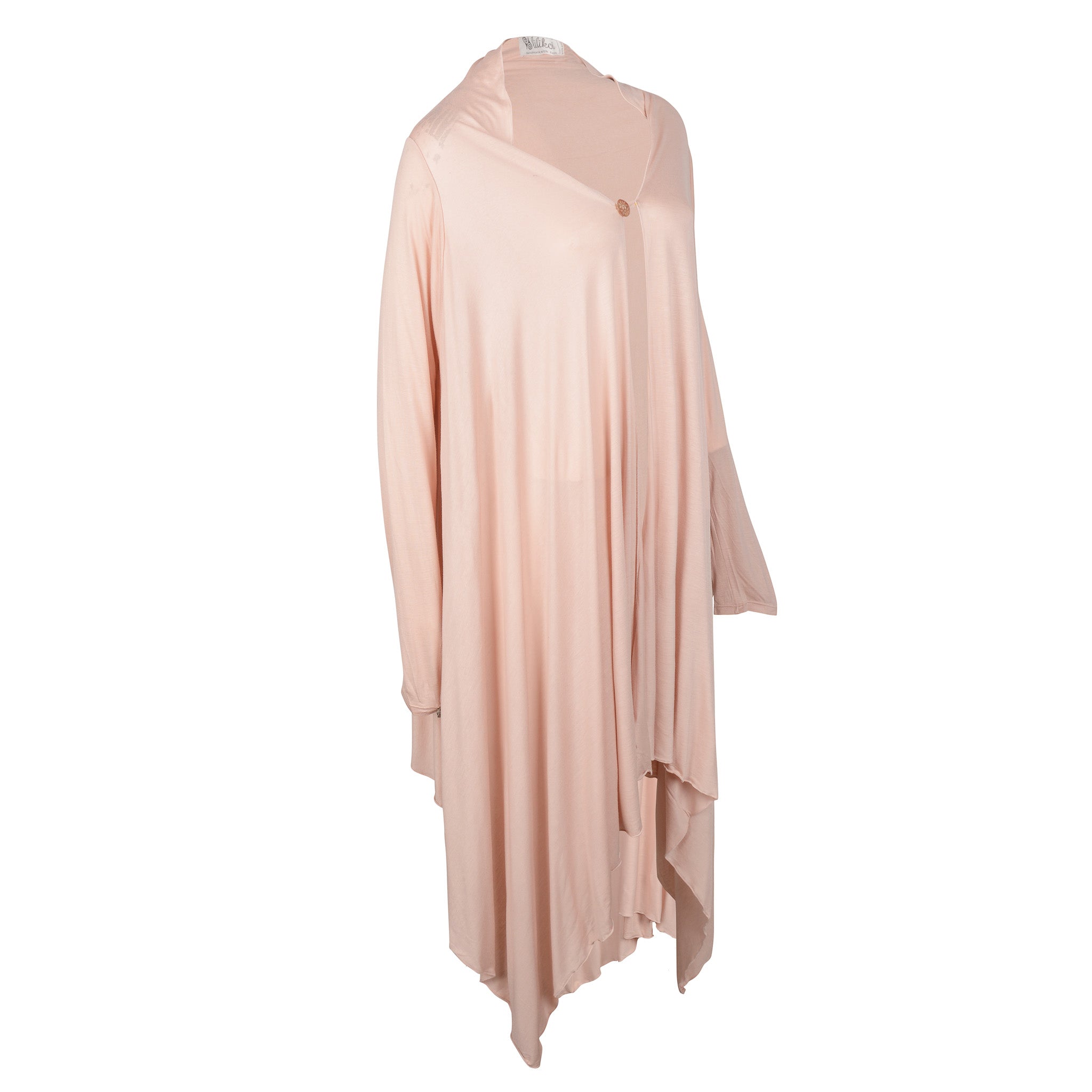 Yoga jacket for women made of bamboo fiber - Goddess Cape Dusty Rosé