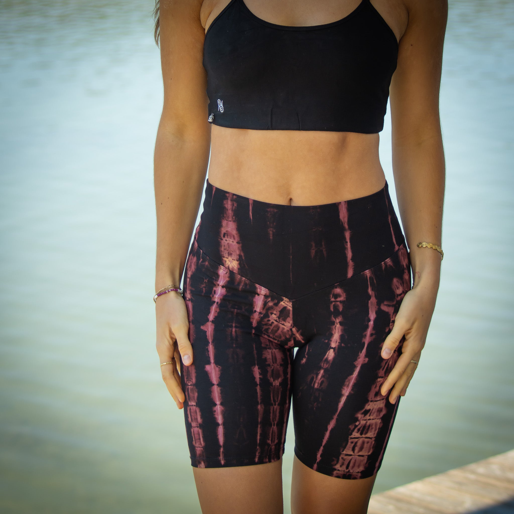 Leggings short Damen aus Bambus Mix - Lava NEU (Standard Material - fällt etwas kleiner aus)