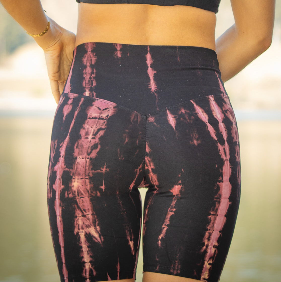 Leggings short Damen aus Bambus Mix - Lava NEU (Standard Material - fällt etwas kleiner aus)