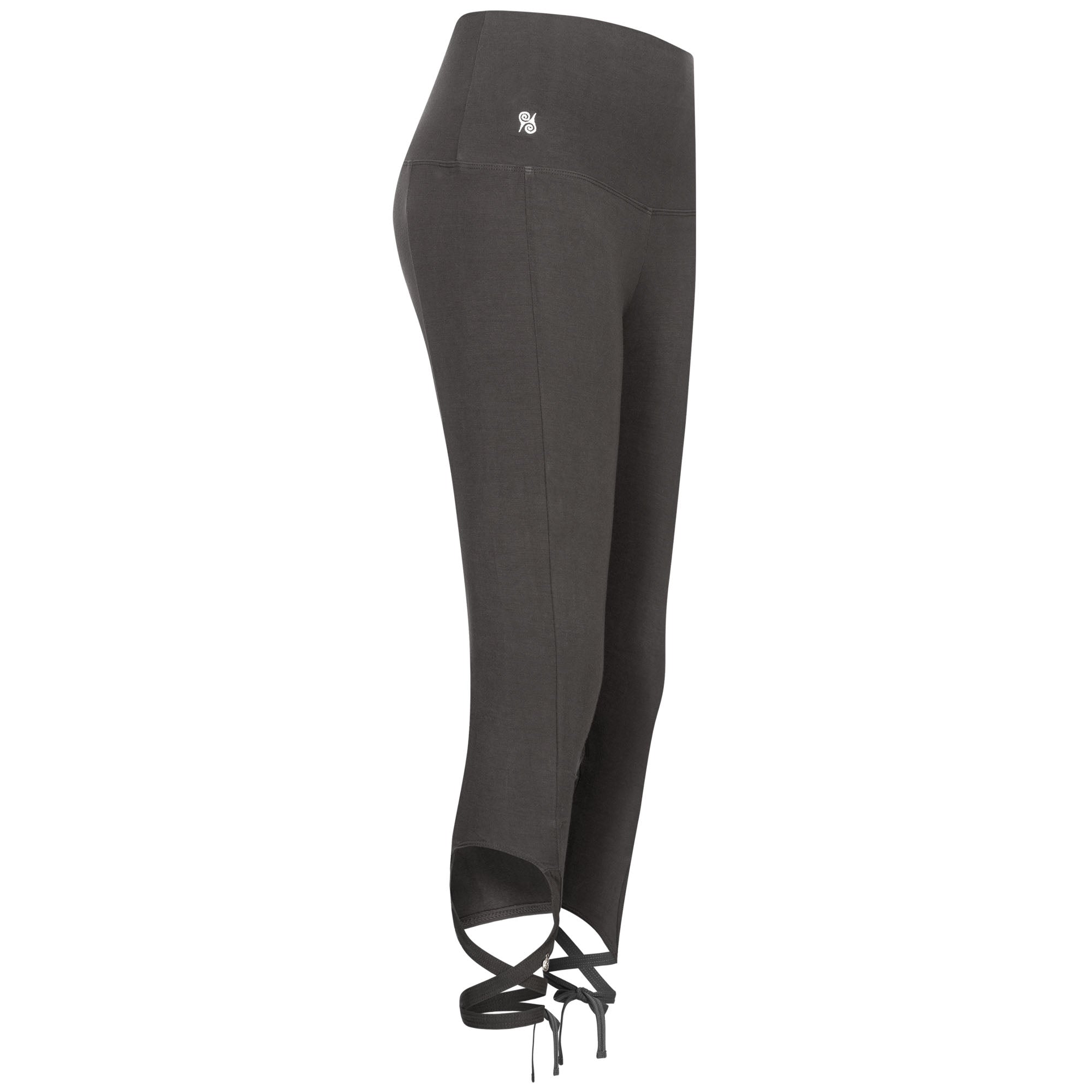 Yoga Leggings Women Made of Bamboo Mix - Loop Salty Chocolate (Standard Material)