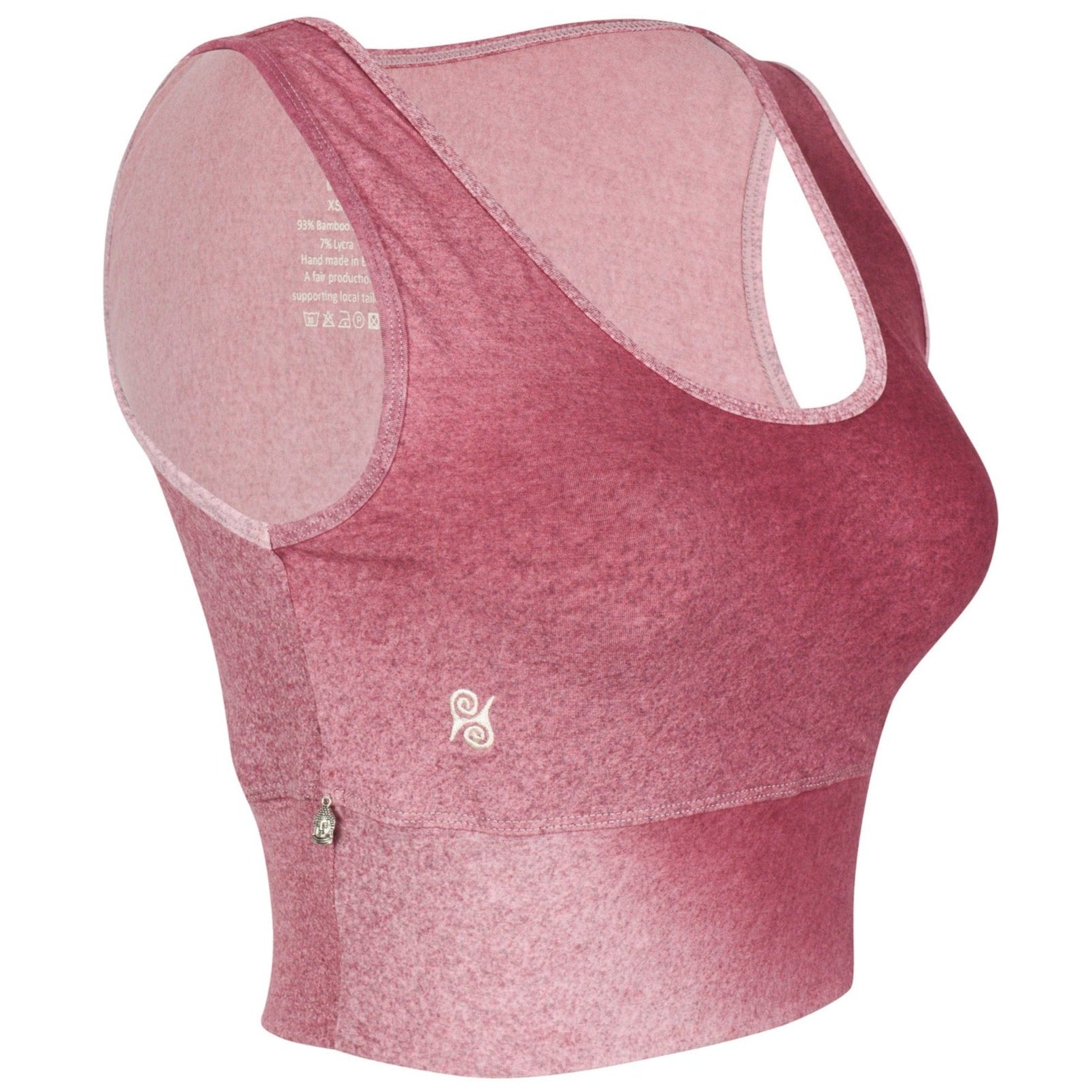 Yoga Top Damen aus Bambus Mix - Strawberry Icecream NEU