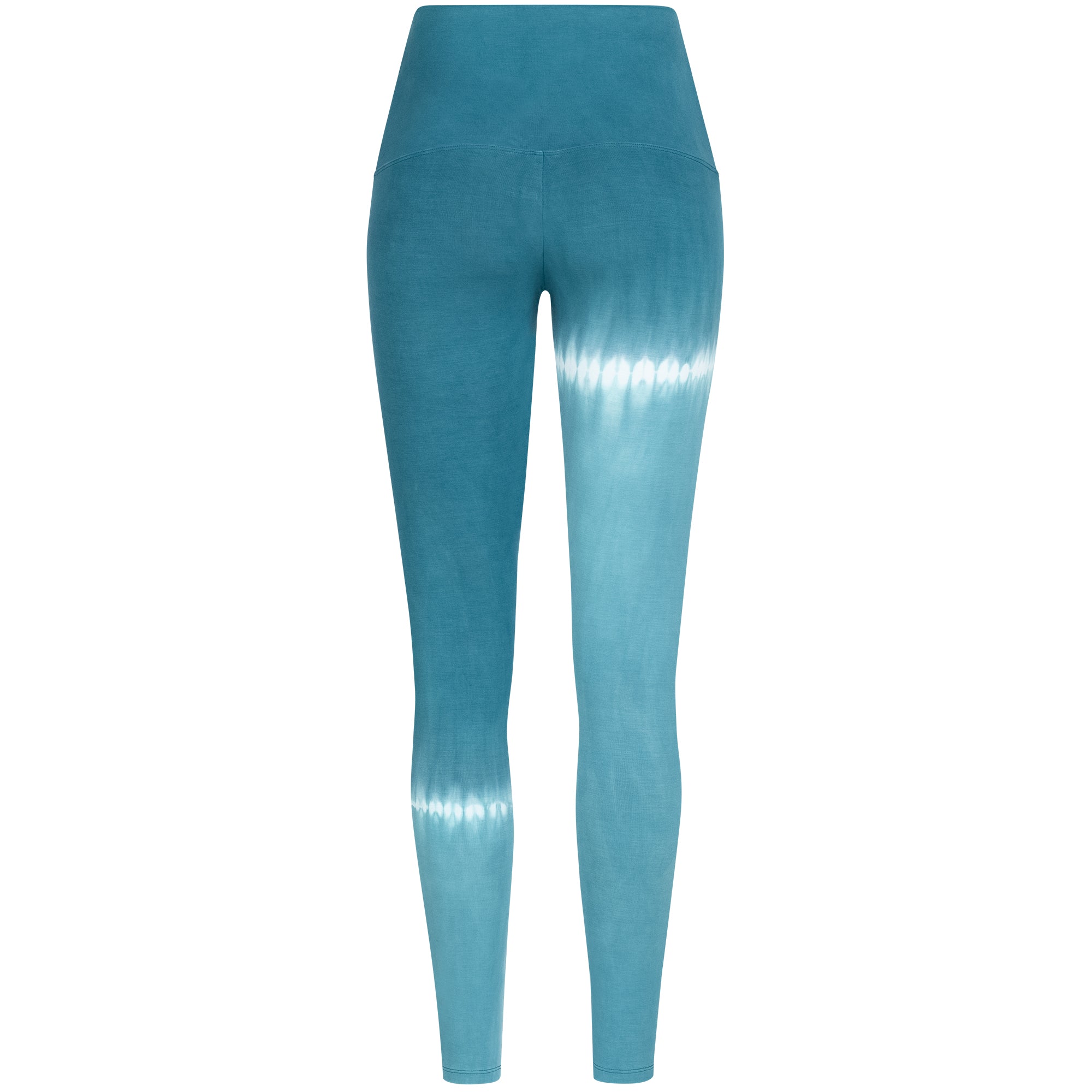 Yoga Leggings Damen aus Bambus Mix - DipDye Oceanblue !LIMITED EDITION! (Standard Material)