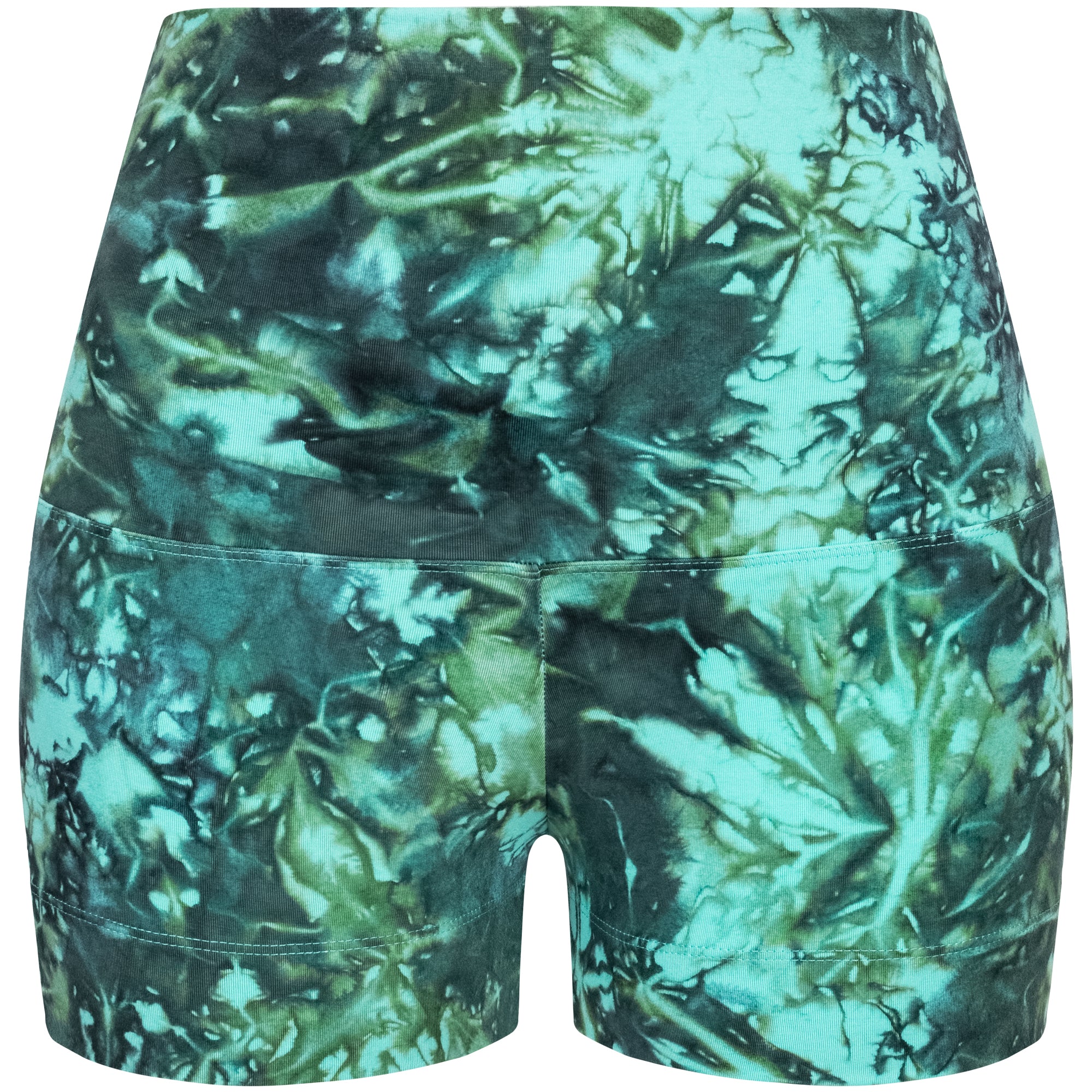 Leggings short Damen aus Bambus Mix - Ocean&Sky (Festes Material)