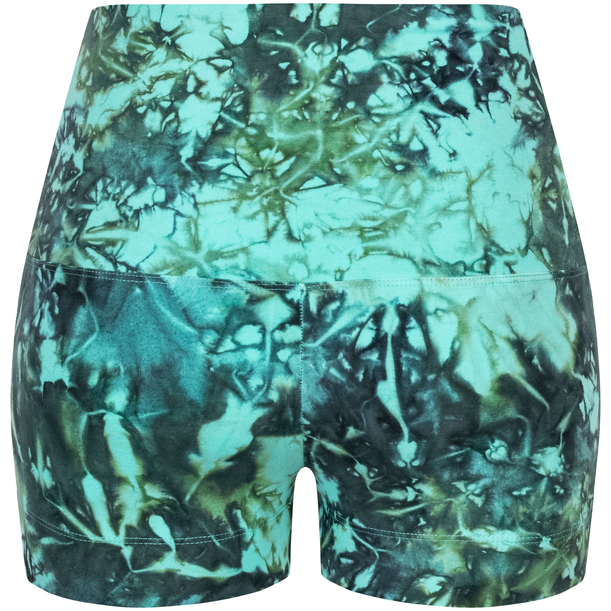 Leggings short Damen aus Bambus Mix - Ocean&Sky (Festes Material)