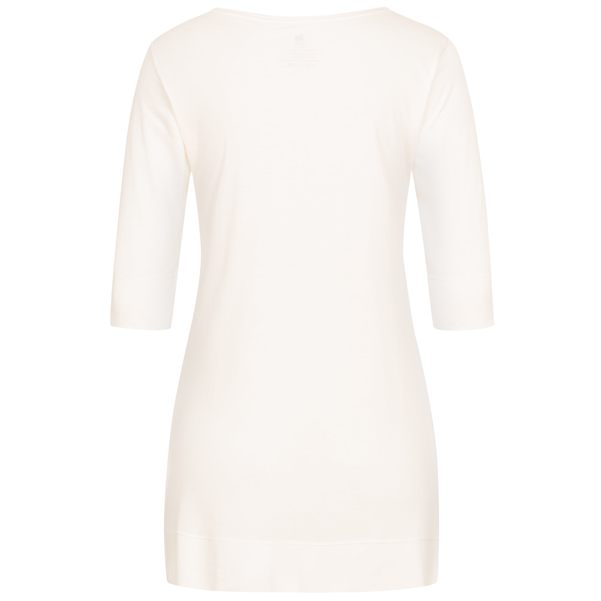 Yoga Shirt Damen aus Bambus Faser - Tunika Off White
