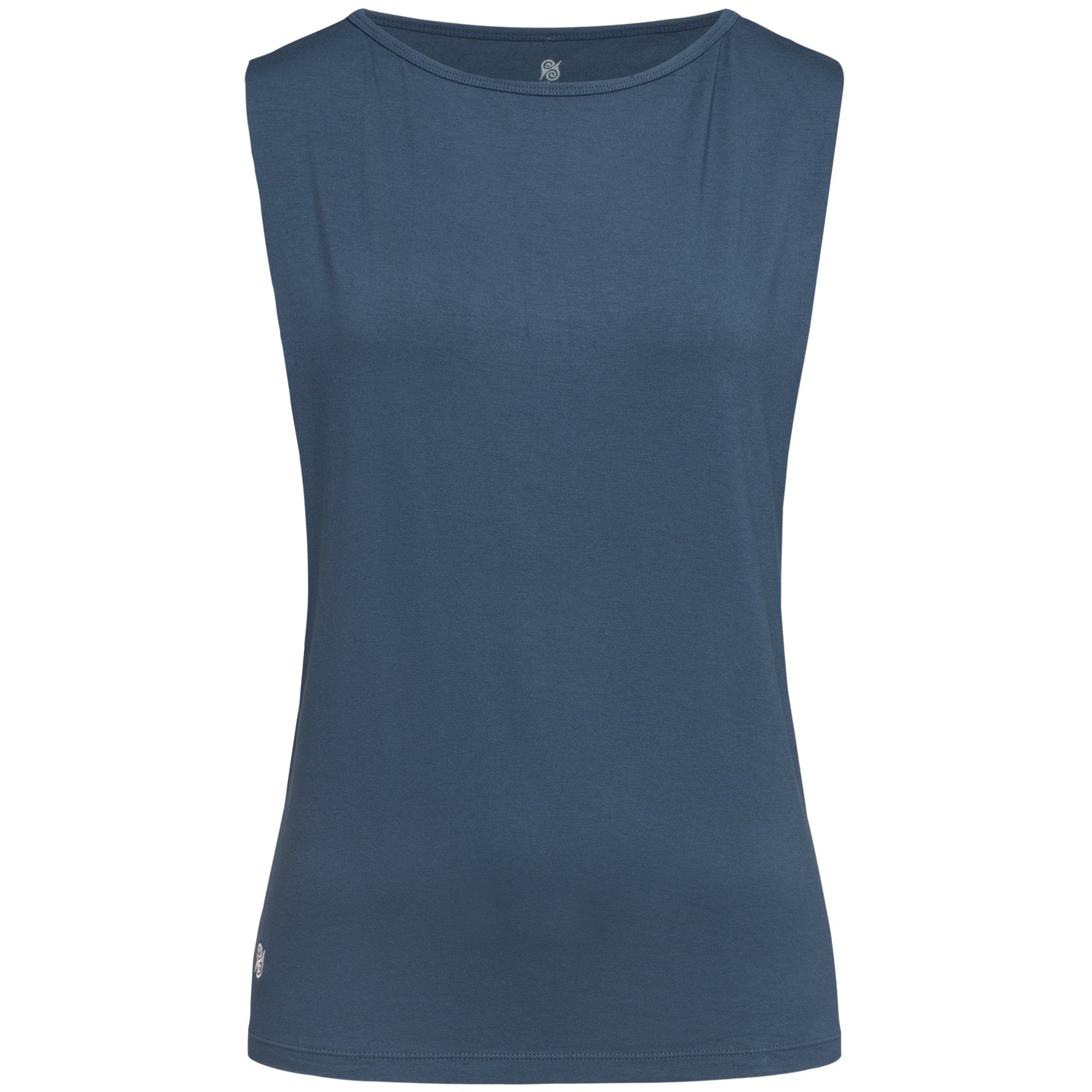 Yoga Shirt Damen aus Bambus Faser - Sneaky Top Petrol