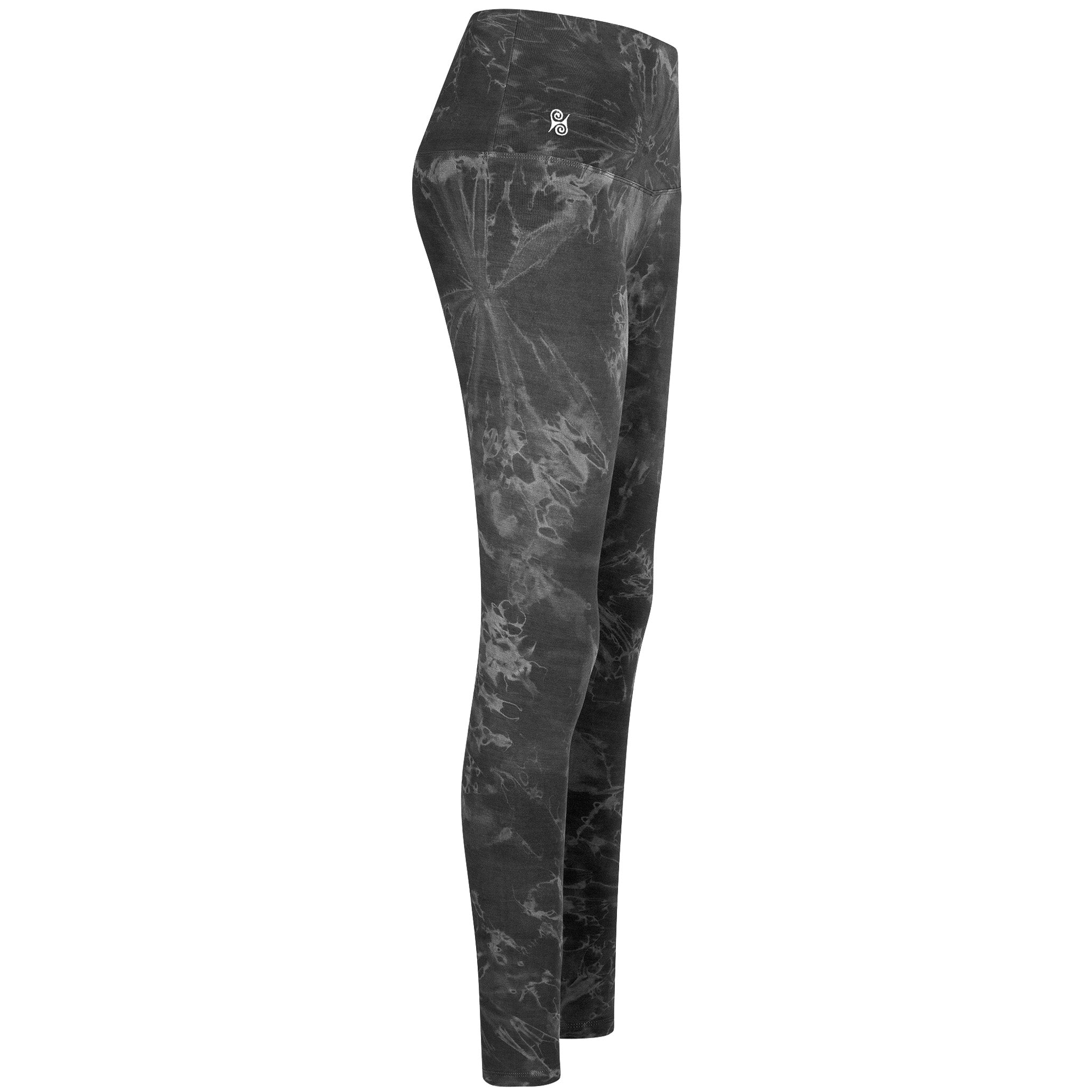 Yoga Leggings Damen aus Bambus Mix - Lost in Space Grau (Standard Material)