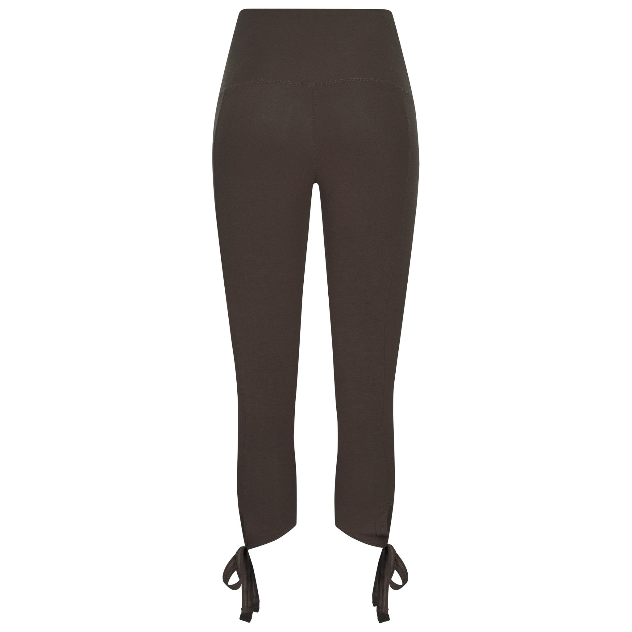 Yoga Leggings Damen aus Bambus Mix - Loop Salty Chocolate (StandartMaterial)