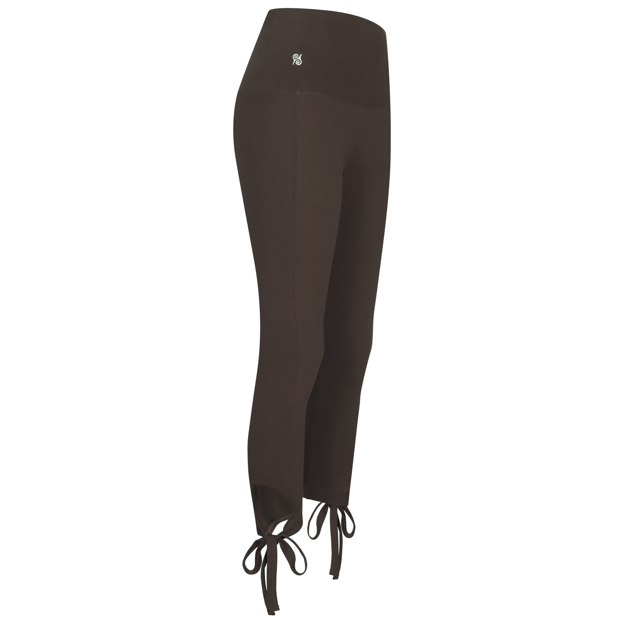 Yoga Leggings Damen aus Bambus Mix - Loop Salty Chocolate (StandartMaterial)