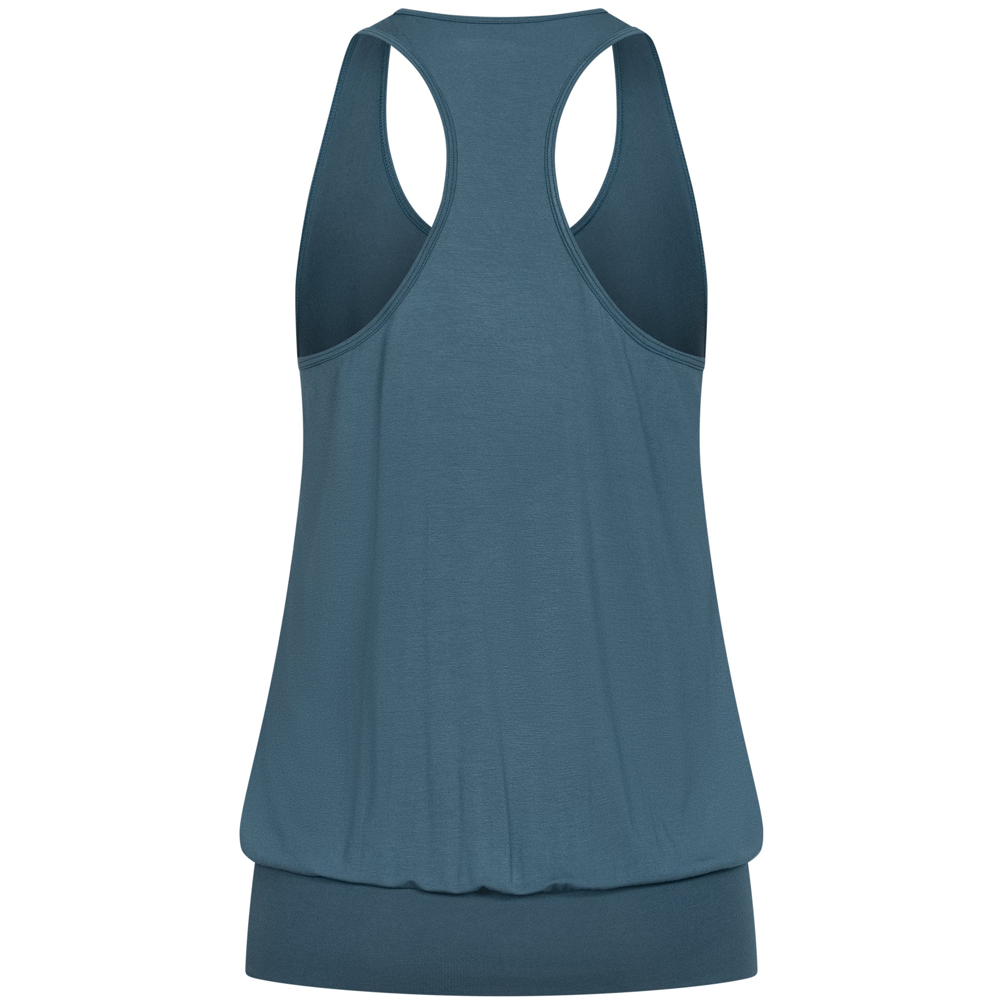 Yoga Top Damen aus Bambus Faser - Cute Shirt Petrol