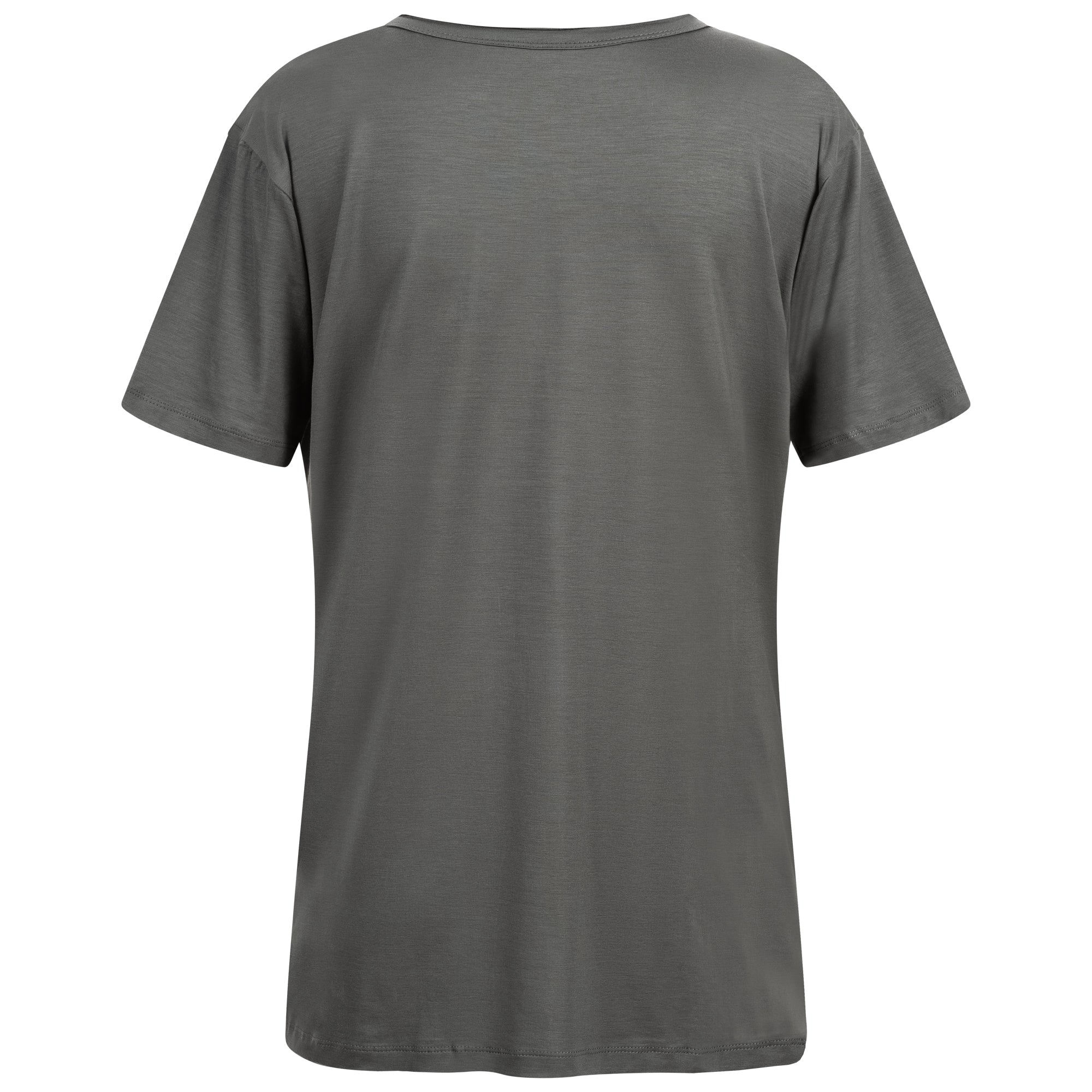 Yoga Shirt Damen aus Eukalyptus Mix - Oversize T-Shirt Grau