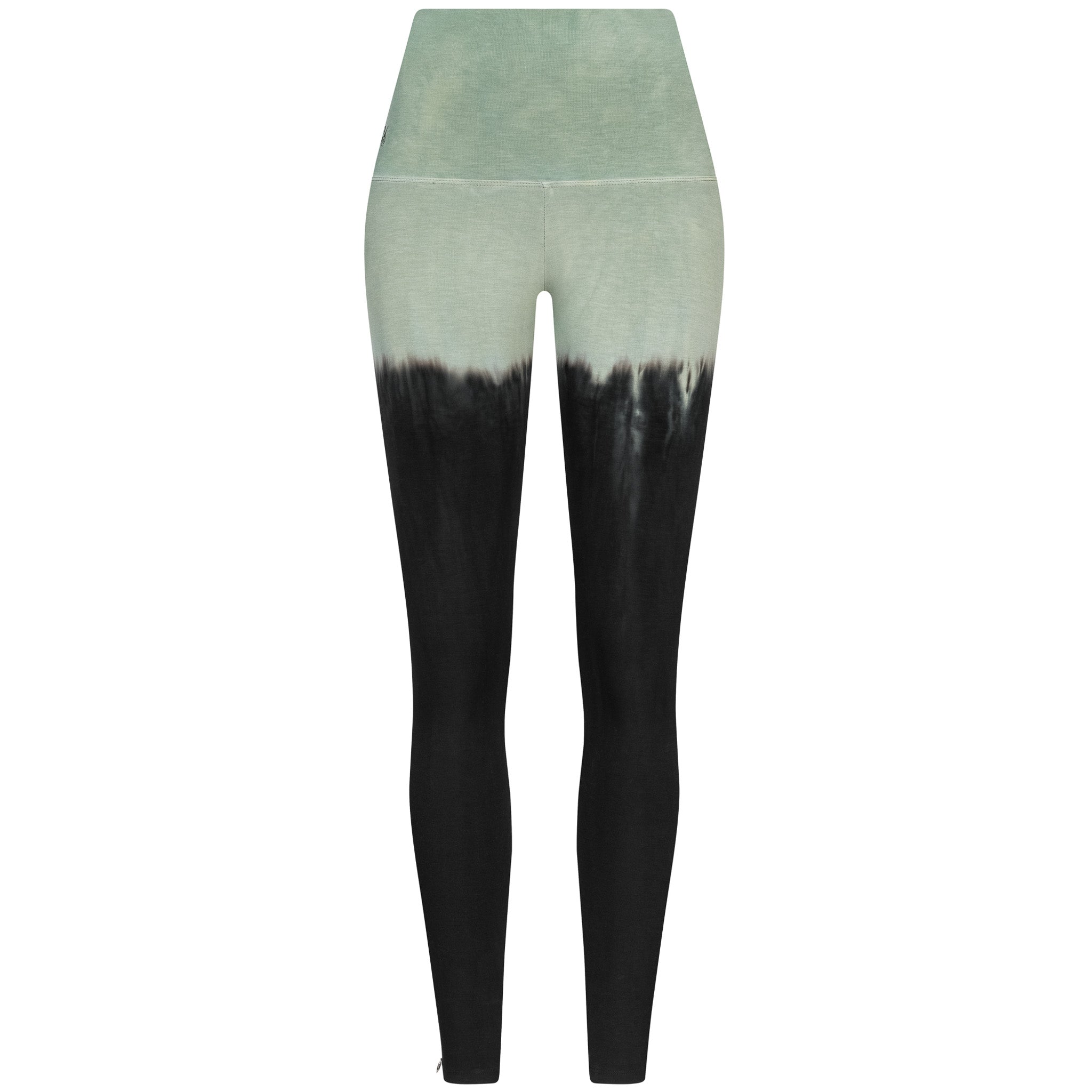 Yoga Leggings Damen aus Bambus Mix - Overknee Salbei !LIMITED EDITION!