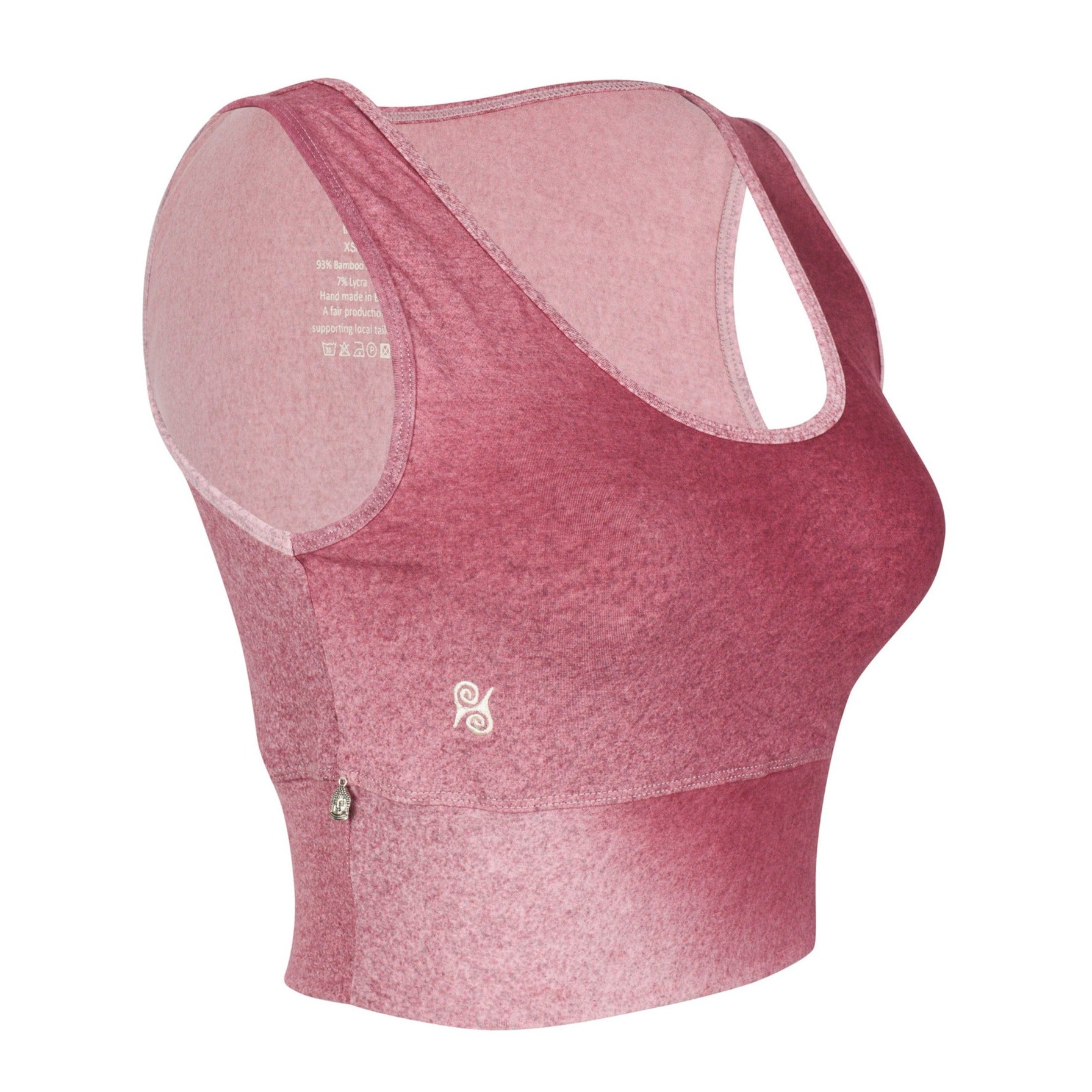 Yoga Top Damen aus Bambus Mix - Strawberry Icecream NEU