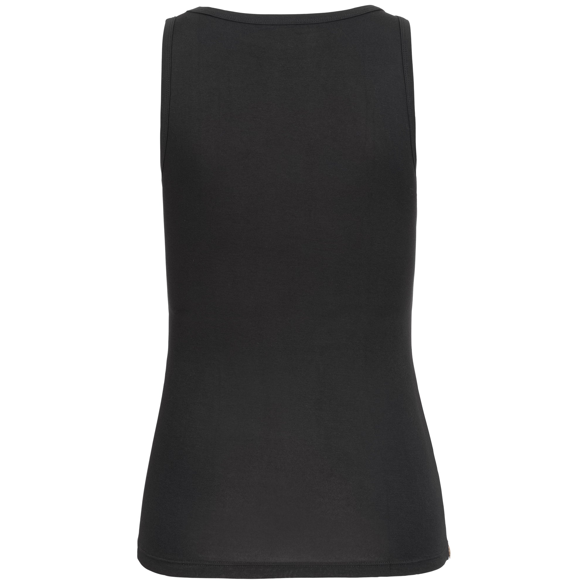 Yoga Shirt Damen aus Bambus Faser - Second Skin Schwarz