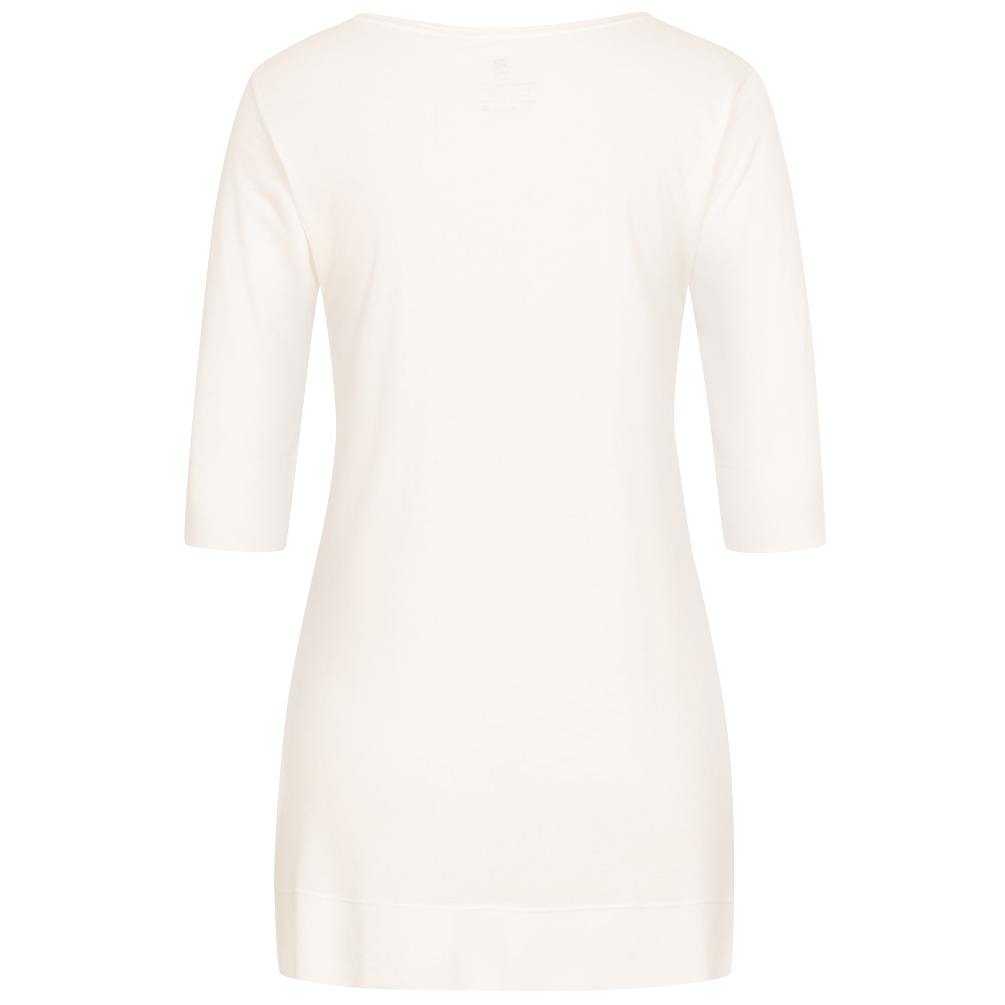 Yoga Shirt Damen aus Bambus Faser - Tunika Off White