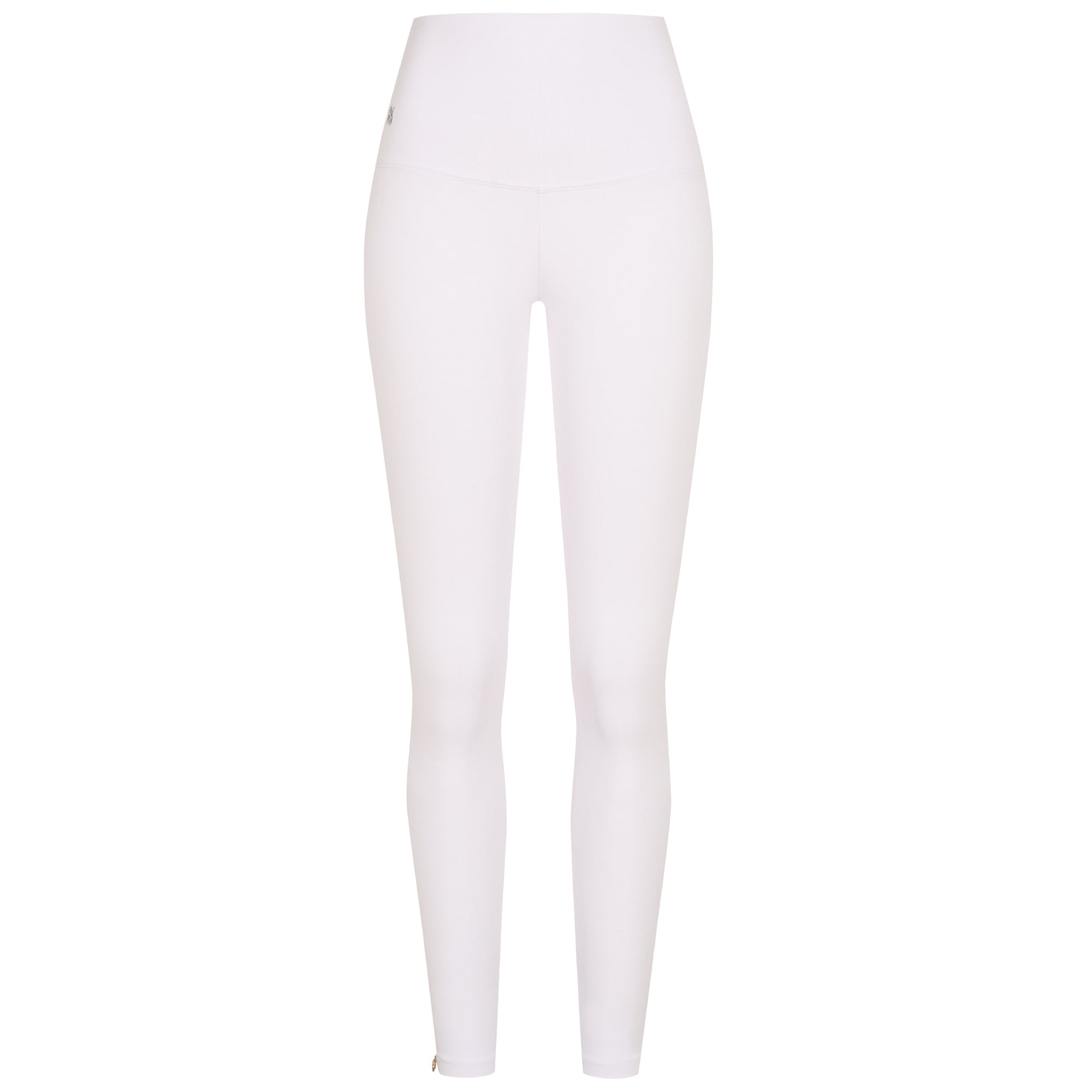 Yoga Leggings Damen aus Bambus Mix - Uni Weiß (Standard Material)