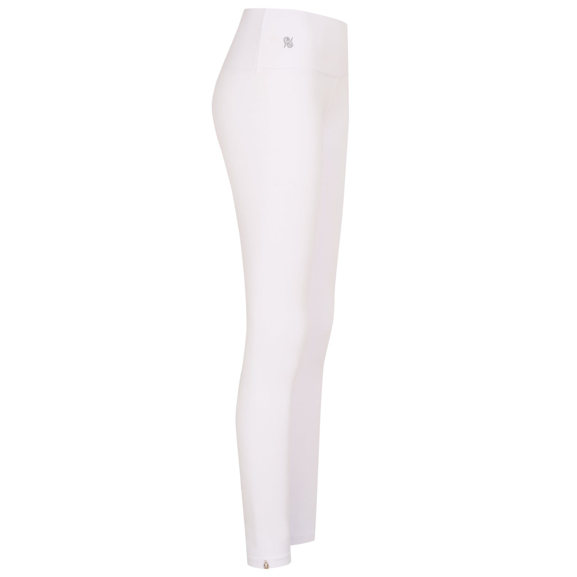 Yoga Leggings Damen aus Bambus Mix - Uni Weiß (Standard Material)