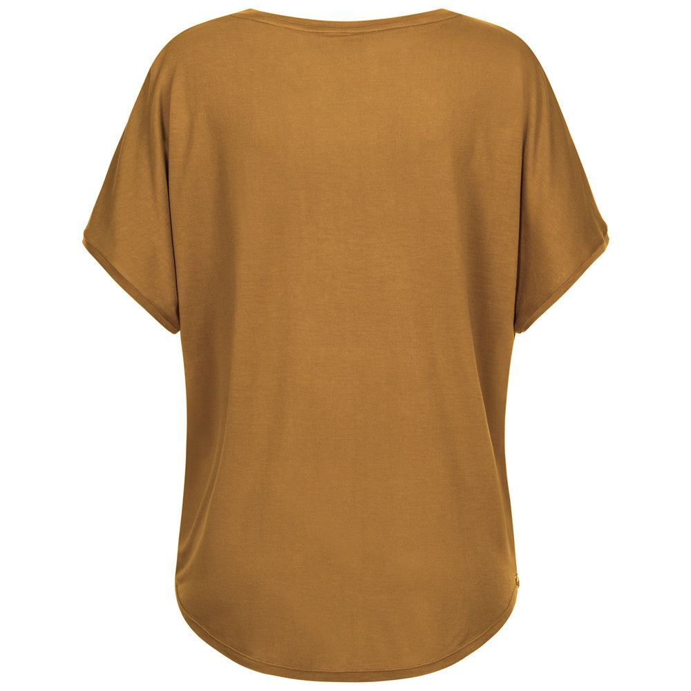 Yoga Shirt Damen aus Bambus Faser - Feel Good Mocca