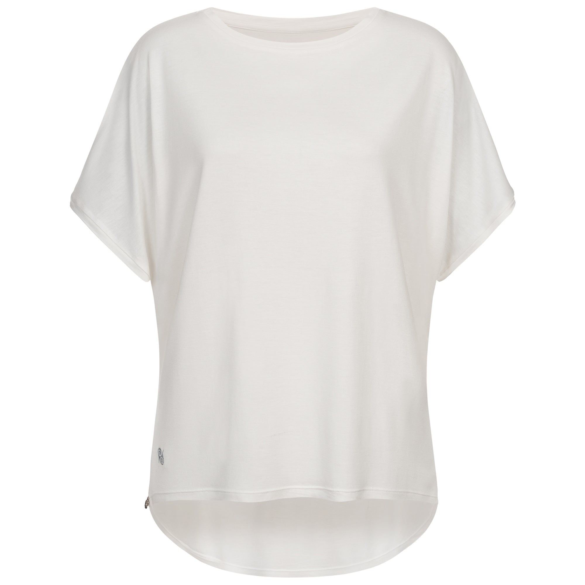 Yoga Shirt Damen aus Bambus Faser - Feel Good Off White