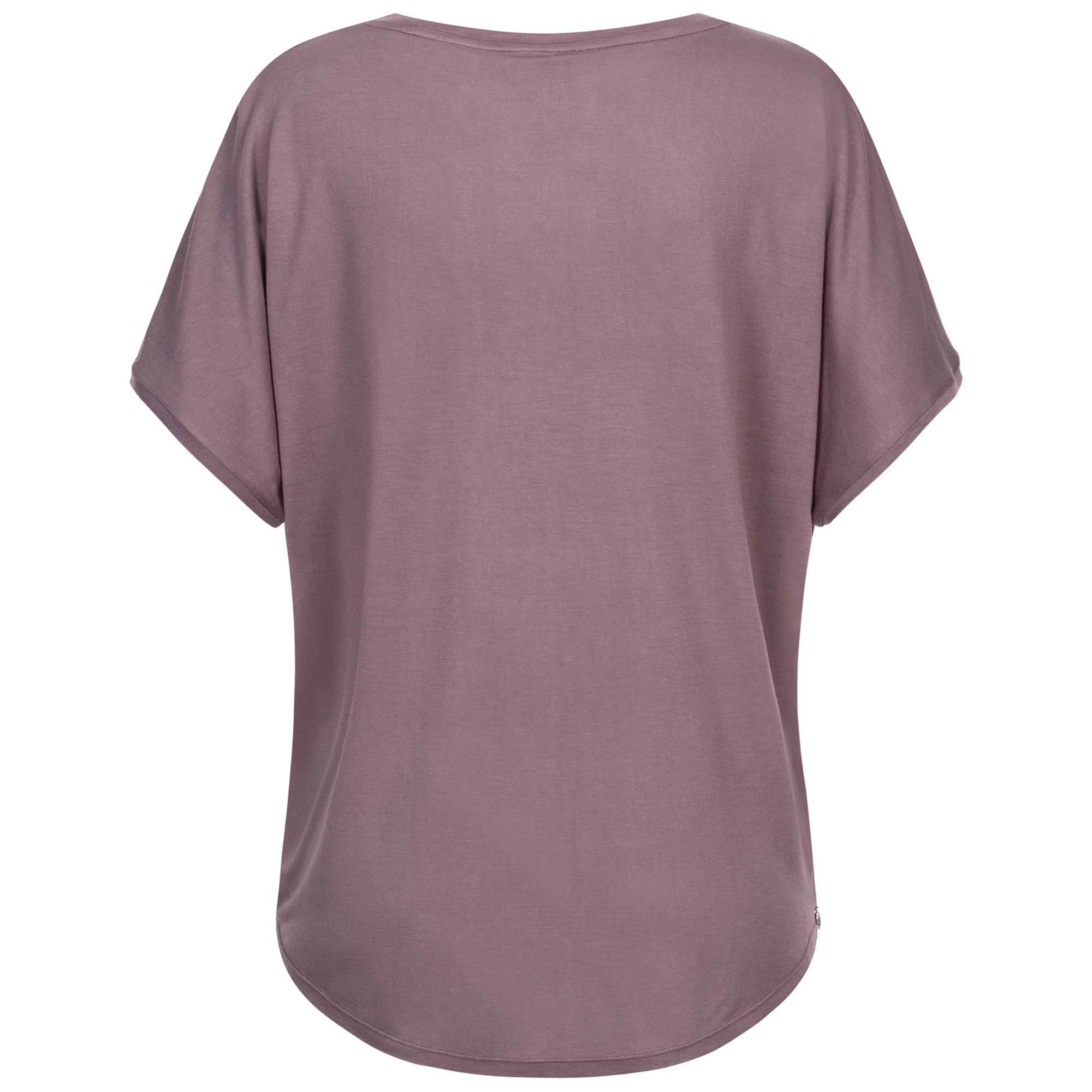 Yoga Shirt Damen aus Bambus Faser - Feel Good Aubergine