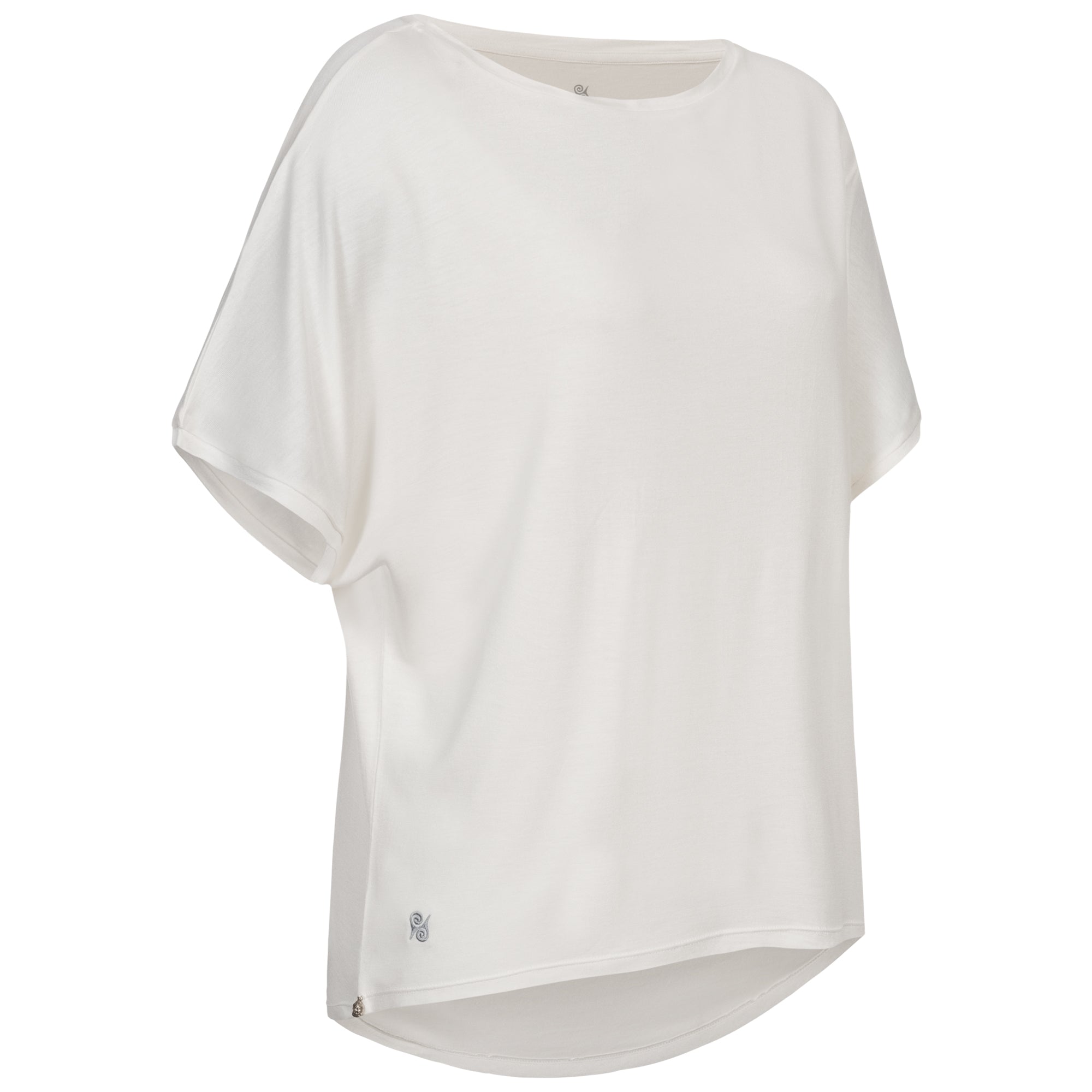 Yoga Shirt Damen aus Bambus Faser - Feel Good Off White